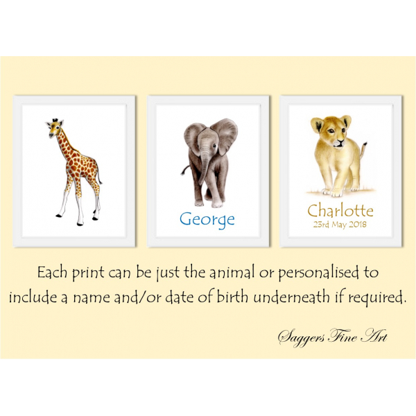 Personalised or Plain prints available