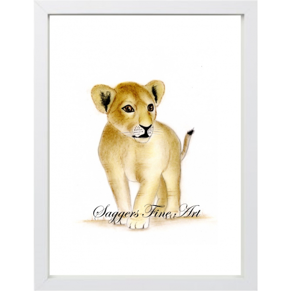 Lion Cub Print