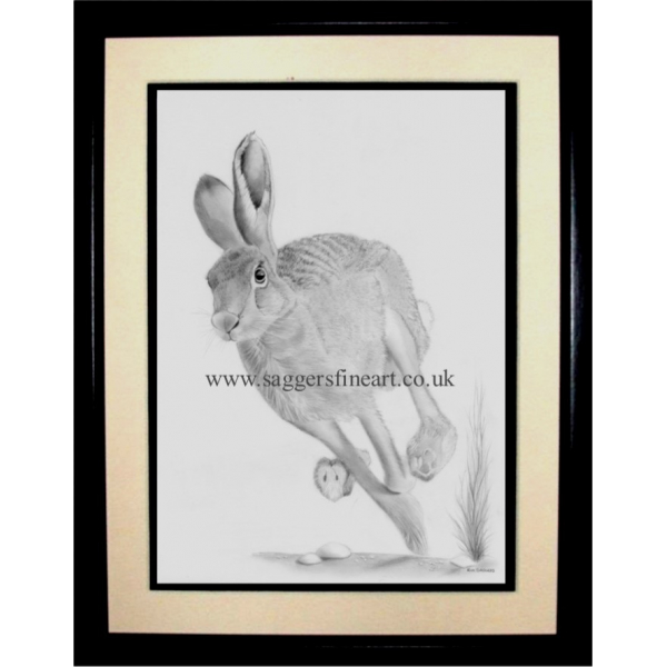 The Running Hare by Ipswich Artist Rik Saggers