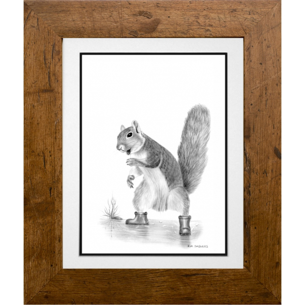 Freddie the Squirrel - Ipswich Artist