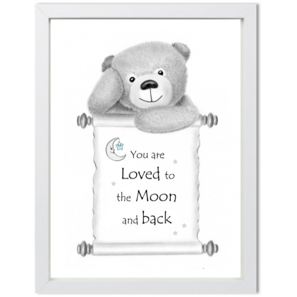Teddy bear - Moon and back