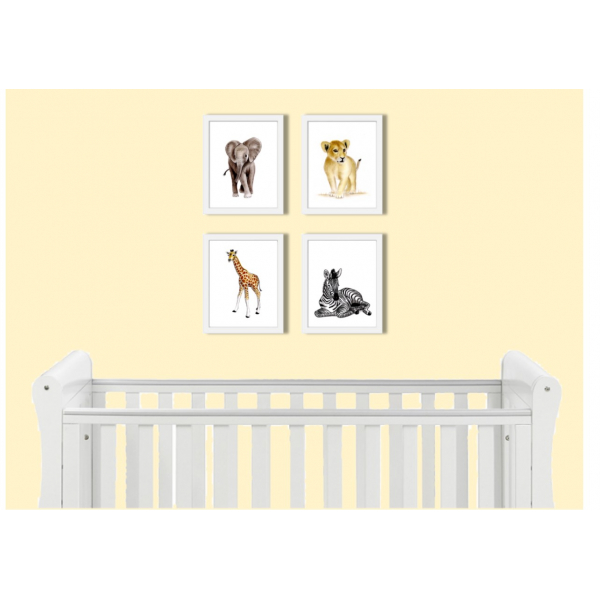 Baby Giraffe Print with others from the Safari Friends Collection