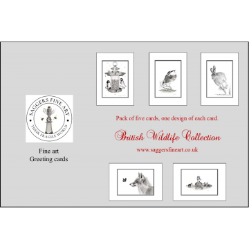 British wildlife cards