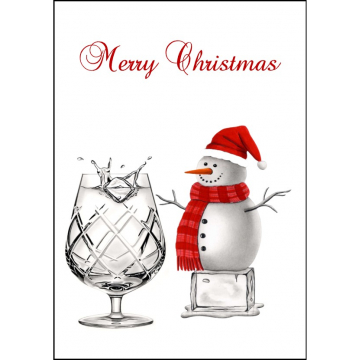Snowman Christmas Card - design 4 Snowman Christmas Card - design 4