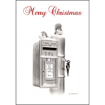 Letters to Santa Christmas Card