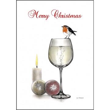 Robin Christmas Card