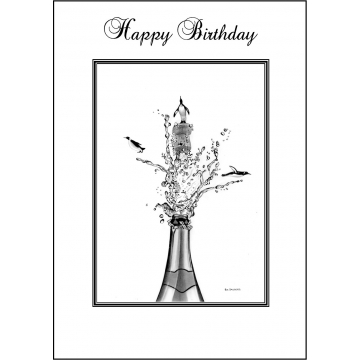 Penguin Birthday card - Code 005
