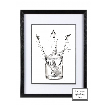 Having a Splashing Time - Original -Sold